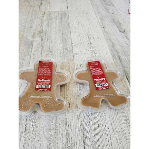 Pier 1 gingerbread scented soap set Xmas decor large 3 oz - Picture 4 of 4